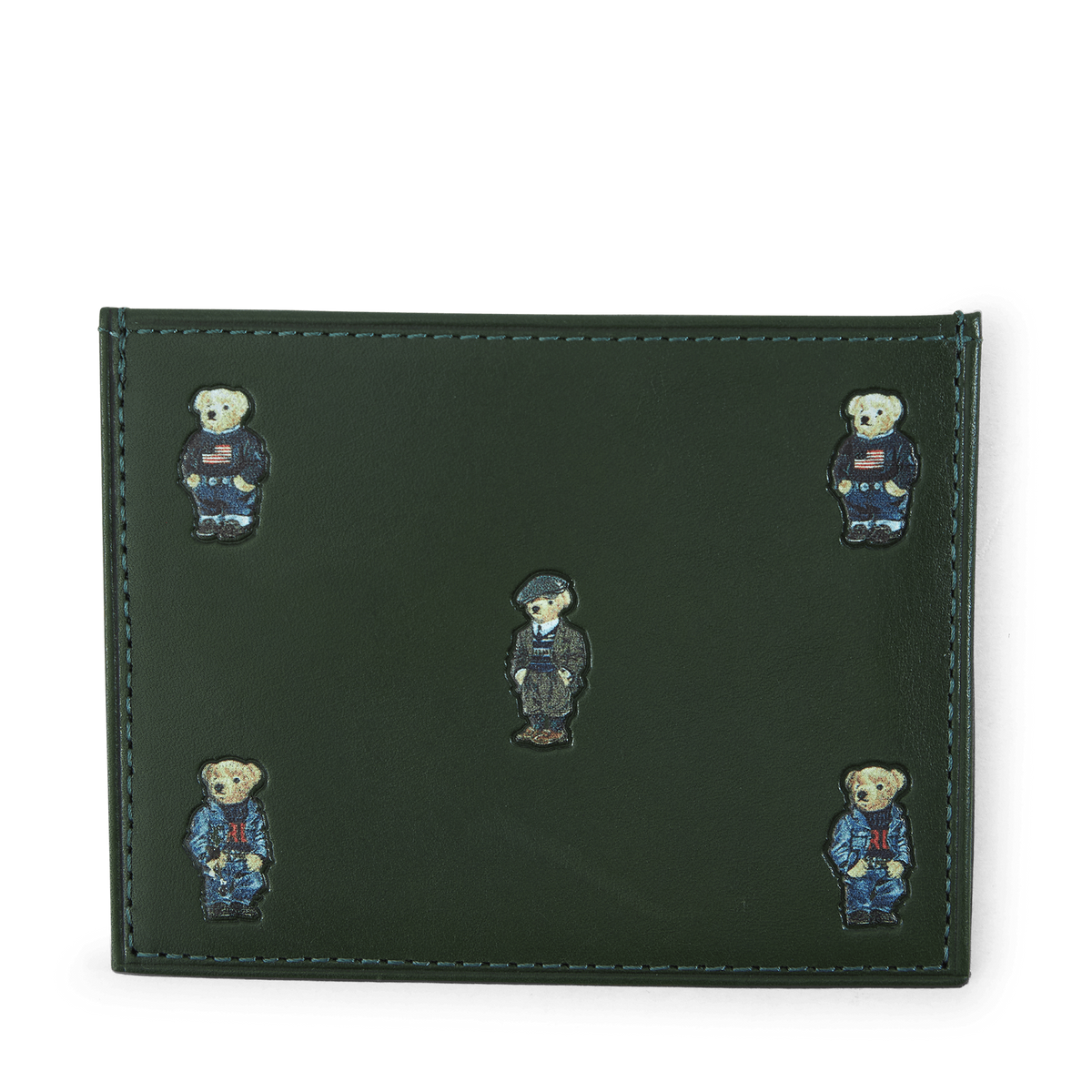 Leather Bear Wallet New Forest