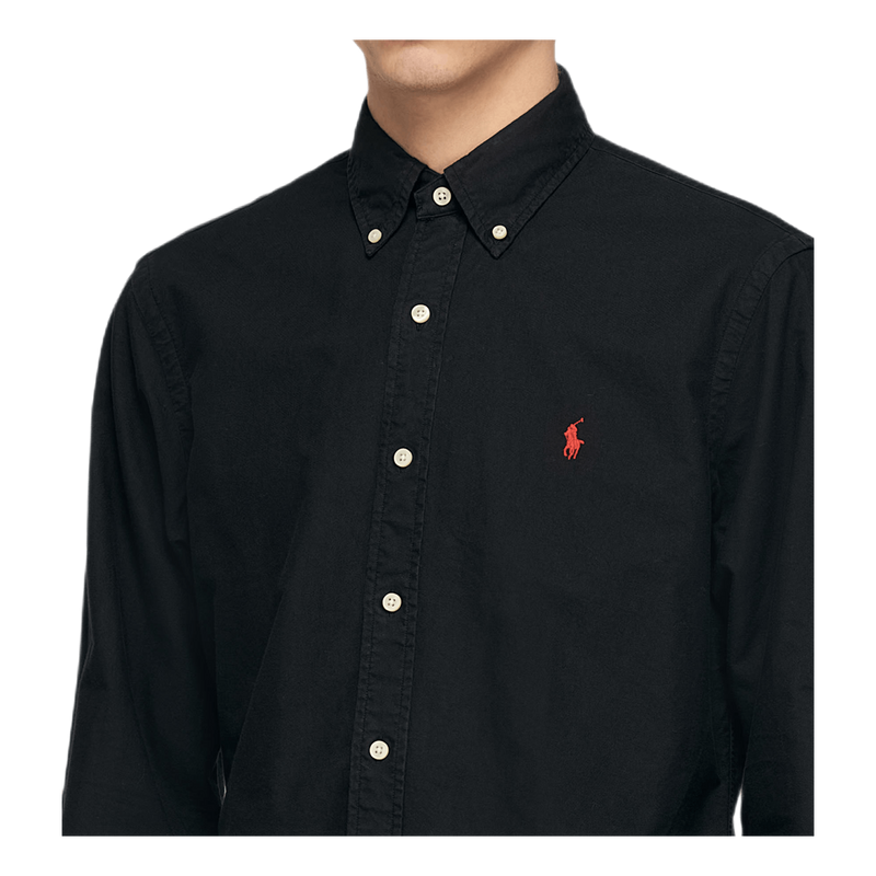 Custom Fit Oxford Shirt Black